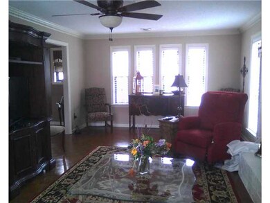 Alternate view of living room. Notice how large th
