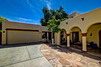 View from driveway