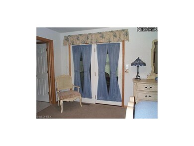 Master bed room access to sitting area.