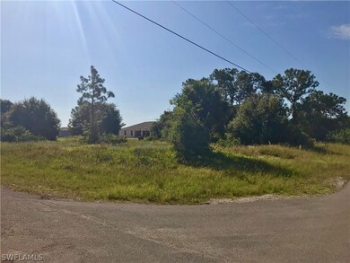 This corner lot is in a very convenient location