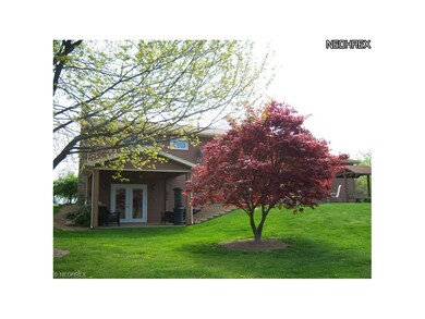 Rear view of home