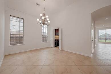 The formal dining room is designed for those who l