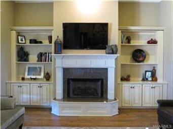 Family Room Fire Place & Built-ins