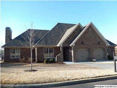 Frontt Elevation.  4 sides brick.  Weed free yard