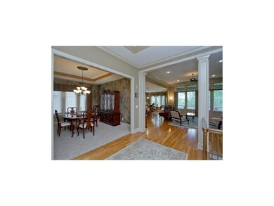Open floor plan includes two dining areas