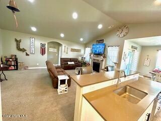 Connery living room kitchen