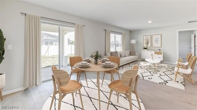 Dining room featuring baseboards and recessed ligh