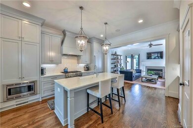 Open floorplan on main floor with beautiful custom
