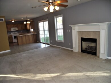 LARGE OPEN SPACE FROM FAMILY ROOM TO THE KITCHEN A