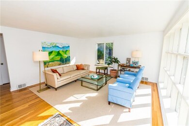 Refinished hardwood floors throughout.