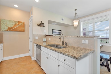 Modern kitchen featuring stainless steel appliance