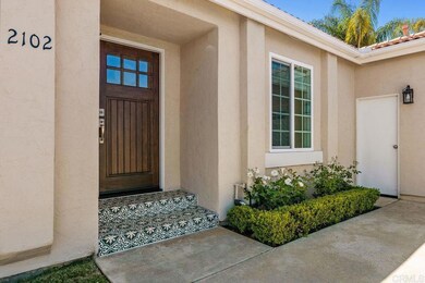 Custom front porch with Granada tile and custom front door