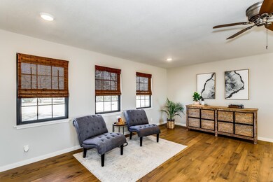 Sitting area in living room could also be formal d