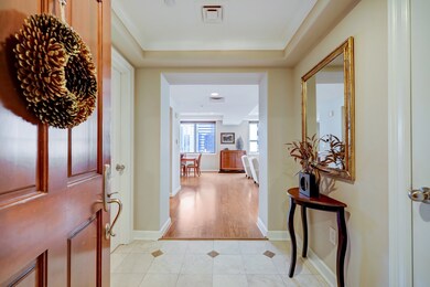 Lovely entrance that leads to the living room.
