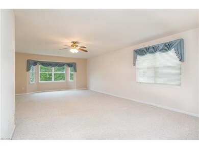 The living/dining room combo lends great flow for 