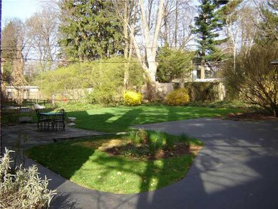 Yard/Garden. Partially fenced backyard.