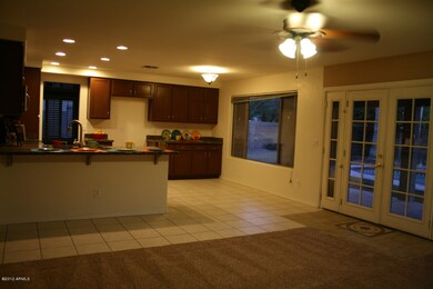 Kitchen with tile and Custom Can Lightin