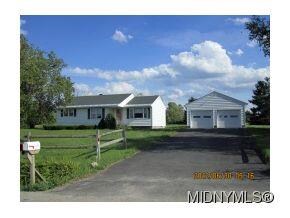 FRONT W/DETACHED GARAGE