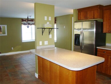 Large island provides large space...