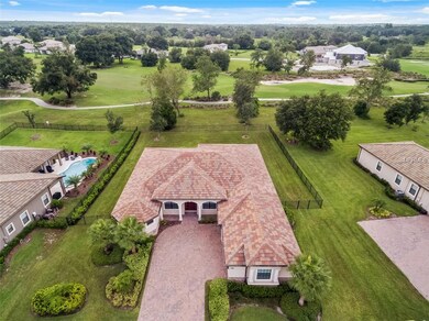 Drone View of property with Golf Course view.