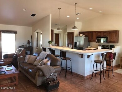 Open living - kitchen area