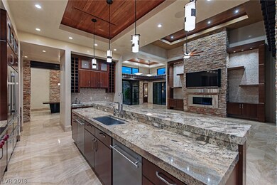 A well-appointed gourmet kitchen with Wolf,  Asko