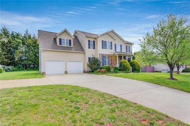 Double car garage, plus parking pad and space to turn around in the driveway allow for plenty of visitors and easily getting in and out of the home.