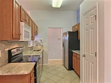 Spacious kitchen with under counter lighting & pan