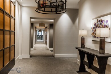 Warm and inviting entrance into the building
