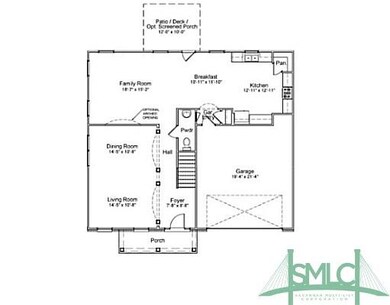1st Floor Plan. This two-story home has 4 BR, 2.5 