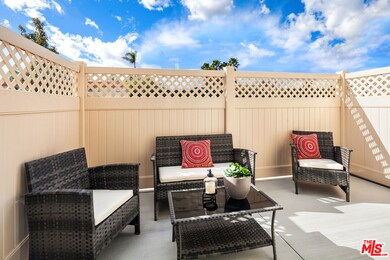 Model home private patio