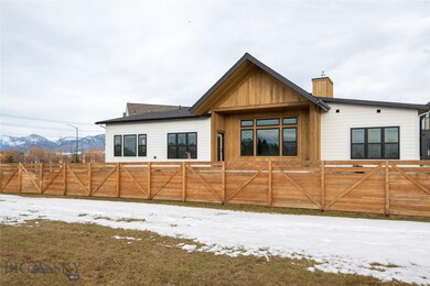 Backyard of house with walking path