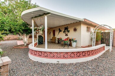 Backyard patio