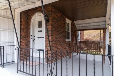 Peaceful front porch