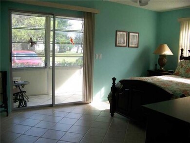 bedroom and enclosed patio