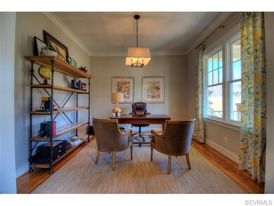 The study is the perfect place for a home office o