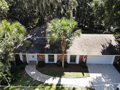 531 Old Plantation front bird's eye view.
