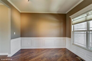 Elegant wainscoating adds appeal