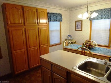 Storage is not a problem in this kitchen with the 