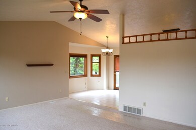 Living room to kitchen