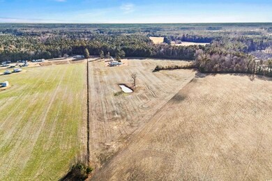 Aerial view with a rural view