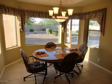 Breakfast Nook overlooks HUGE BACKYARD