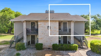 View of property with a chimney, a shingled roof, and stairs