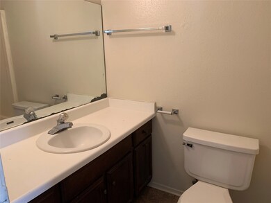 Restroom with large vanity