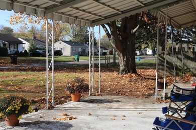 Covered front porch