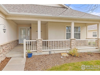 Large covered front porch