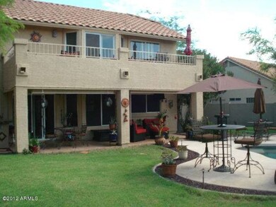 Rear or home and patio