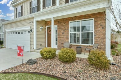 Lovely rock landscaping