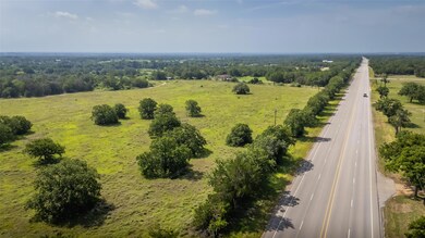 Aerial view of sparsely populated area featuring 