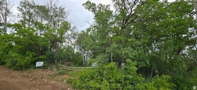 Gated entrance to lot